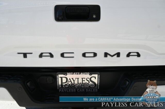 2021 Toyota Tacoma 4WD TRD Off Road / 4X4 / Crew Cab / Power Premium Cloth Seats / Lane Departure & Blind Spot Alert / Apple CarPlay & Android Auto / Back Up Camera / Color Matched Leer Canopy / Keyless Entry & Start / Tow Pkg Anchorage AK