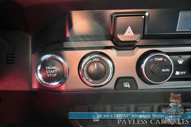 2021 Toyota Tacoma 4WD TRD Off Road / 4X4 / Crew Cab / Power Premium Cloth Seats / Lane Departure & Blind Spot Alert / Apple CarPlay & Android Auto / Back Up Camera / Color Matched Leer Canopy / Keyless Entry & Start / Tow Pkg Anchorage AK
