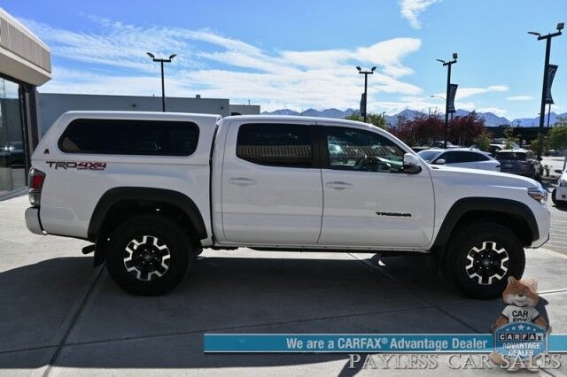 2021 Toyota Tacoma 4WD TRD Off Road / 4X4 / Crew Cab / Power Premium Cloth Seats / Lane Departure & Blind Spot Alert / Apple CarPlay & Android Auto / Back Up Camera / Color Matched Leer Canopy / Keyless Entry & Start / Tow Pkg Anchorage AK