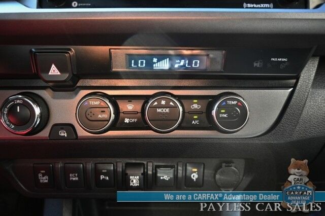 2021 Toyota Tacoma 4WD TRD Off Road / 4X4 / Crew Cab / Power Premium Cloth Seats / Lane Departure & Blind Spot Alert / Apple CarPlay & Android Auto / Back Up Camera / Color Matched Leer Canopy / Keyless Entry & Start / Tow Pkg Anchorage AK