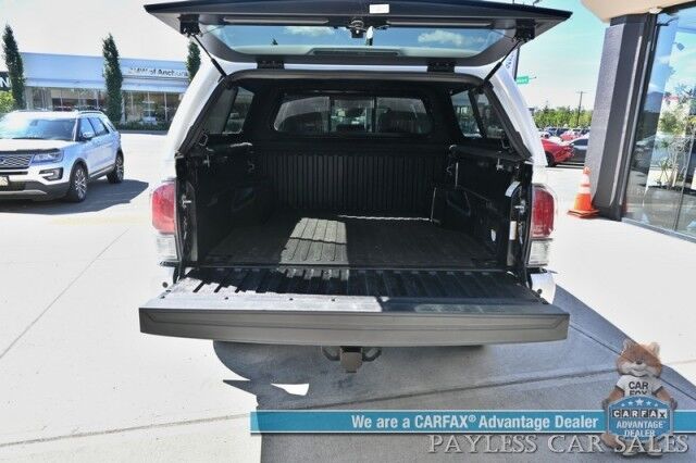 2021 Toyota Tacoma 4WD TRD Off Road / 4X4 / Crew Cab / Power Premium Cloth Seats / Lane Departure & Blind Spot Alert / Apple CarPlay & Android Auto / Back Up Camera / Color Matched Leer Canopy / Keyless Entry & Start / Tow Pkg Anchorage AK