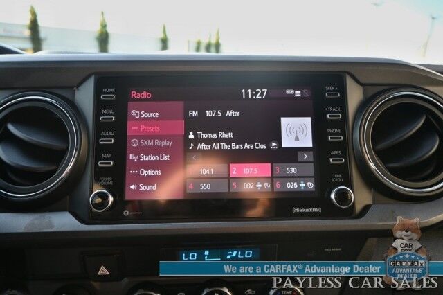 2021 Toyota Tacoma 4WD TRD Off Road / 4X4 / Crew Cab / Premium Cloth Seats / Adaptive Cruise Control / Lane Departure Alert / Apple CarPlay & Android Auto / Back Up Camera / Bed Liner / Keyless Entry & Start / Tow Pkg Anchorage AK