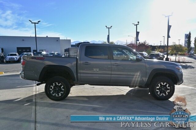 2021 Toyota Tacoma 4WD TRD Off Road / 4X4 / Crew Cab / Premium Cloth Seats / Adaptive Cruise Control / Lane Departure Alert / Apple CarPlay & Android Auto / Back Up Camera / Bed Liner / Keyless Entry & Start / Tow Pkg Anchorage AK