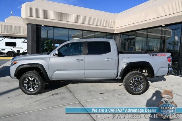 2021 Toyota Tacoma 4WD TRD Off Road / 4X4 / Crew Cab / Premium Cloth Seats / Adaptive Cruise Control / Lane Departure Alert / Apple CarPlay & Android Auto / Back Up Camera / Bed Liner / Keyless Entry & Start / Tow Pkg Anchorage AK