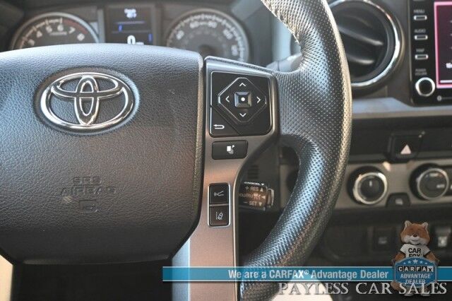 2021 Toyota Tacoma 4WD TRD Off Road / 4X4 / Crew Cab / Premium Cloth Seats / Adaptive Cruise Control / Lane Departure Alert / Apple CarPlay & Android Auto / Back Up Camera / Bed Liner / Keyless Entry & Start / Tow Pkg Anchorage AK