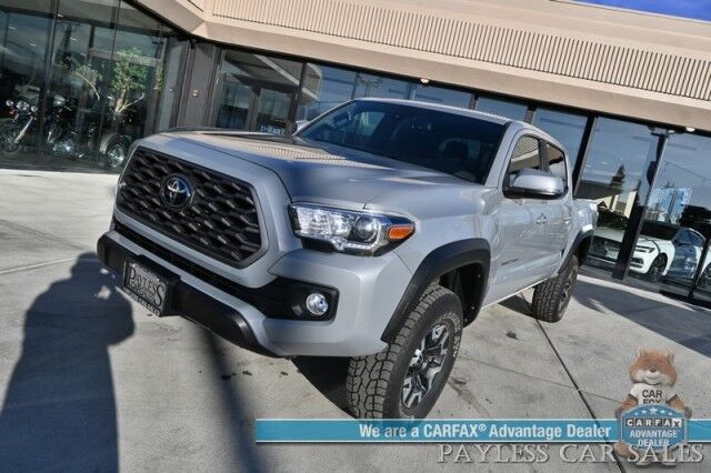 2021 Toyota Tacoma 4WD TRD Off Road / 4X4 / Crew Cab / Premium Cloth Seats / Adaptive Cruise Control / Lane Departure Alert / Apple CarPlay & Android Auto / Back Up Camera / Bed Liner / Keyless Entry & Start / Tow Pkg Anchorage AK