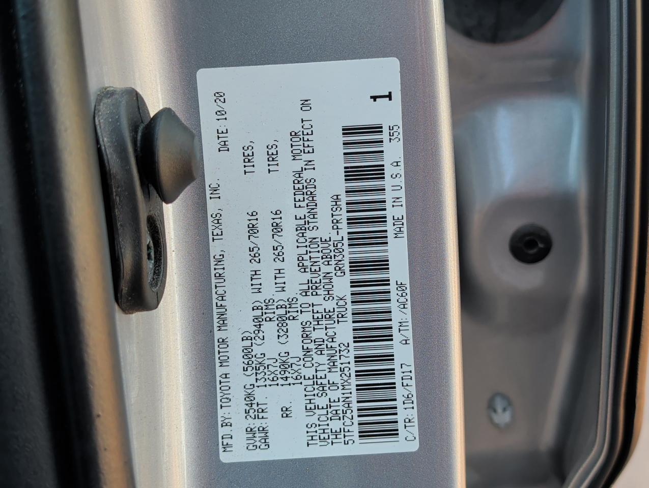 2021 Toyota Tacoma 4WD TRD Off-Road San Juan TX