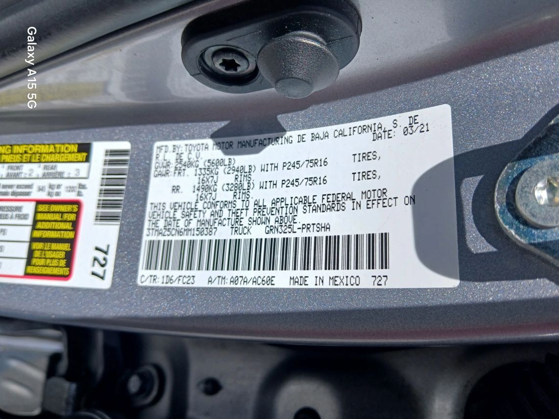 2021 Toyota Tacoma Double Cab SR5 Pickup 4D 5 ft Maitland FL