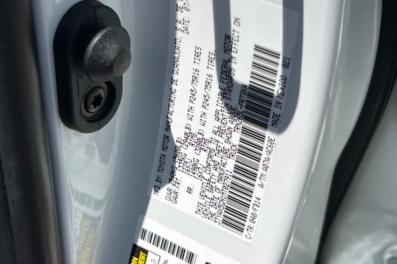 2021 Toyota Tacoma SR Roseville CA