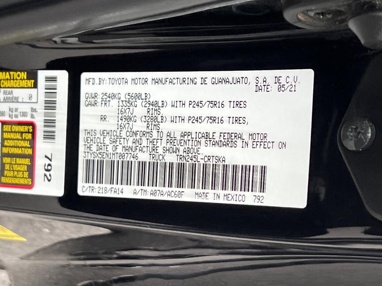 2021 Toyota Tacoma SR Hagerstown MD