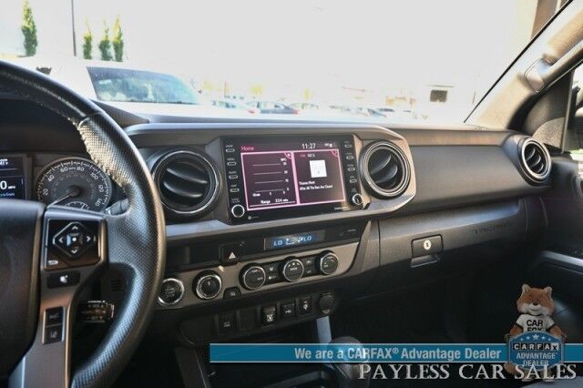 2021 Toyota Tacoma TRD Off Road / 4X4 / Crew Cab / Auto Start / Premium Cloth Seats / Adaptive Cruise Control / Lane Departure Alert / Apple CarPlay & Android Auto / Back Up Camera / Bed Liner / Keyless Entry & Start / Tow Pkg Anchorage AK