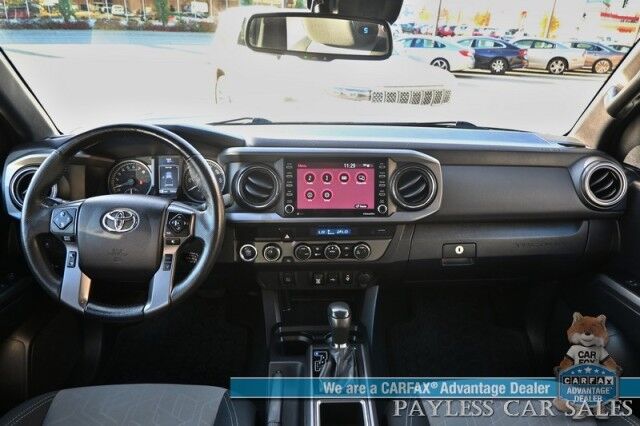 2021 Toyota Tacoma TRD Off Road / 4X4 / Crew Cab / Auto Start / Premium Cloth Seats / Adaptive Cruise Control / Lane Departure Alert / Apple CarPlay & Android Auto / Back Up Camera / Bed Liner / Keyless Entry & Start / Tow Pkg Anchorage AK