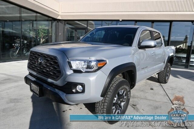 2021 Toyota Tacoma TRD Off Road / 4X4 / Crew Cab / Auto Start / Premium Cloth Seats / Adaptive Cruise Control / Lane Departure Alert / Apple CarPlay & Android Auto / Back Up Camera / Bed Liner / Keyless Entry & Start / Tow Pkg Anchorage AK
