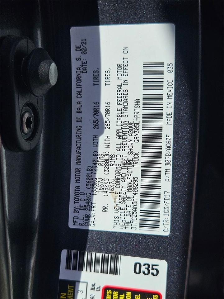 2021 Toyota Tacoma TRD Off-Road Gresham OR