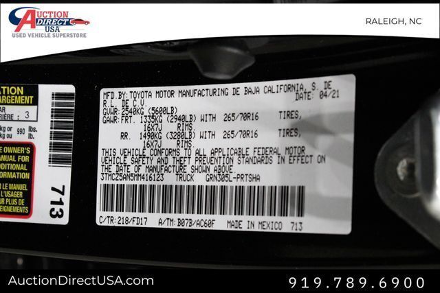 2021 Toyota Tacoma TRD Off-Road Raleigh NC