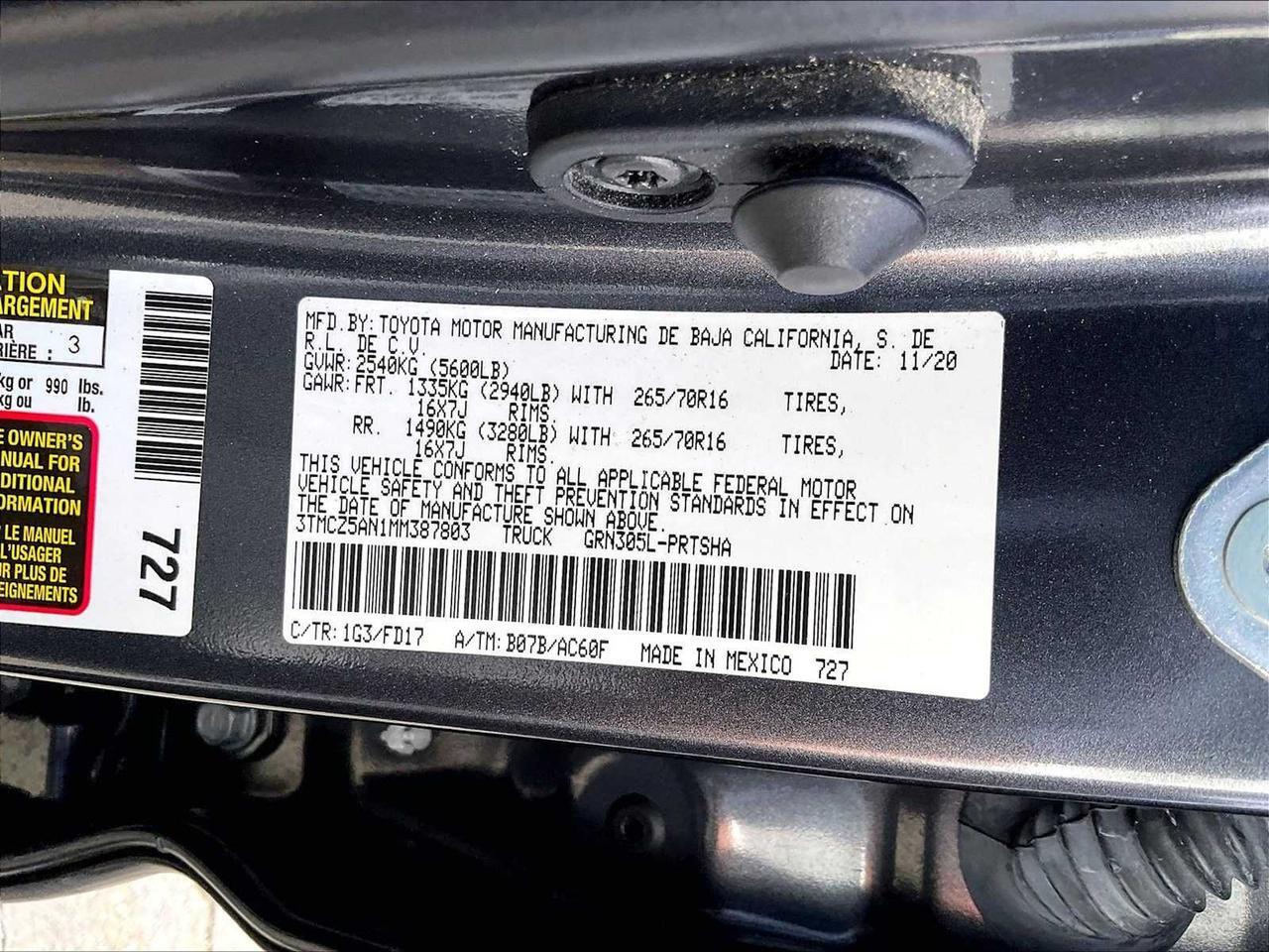 2021 Toyota Tacoma TRD Off Road Roseville CA