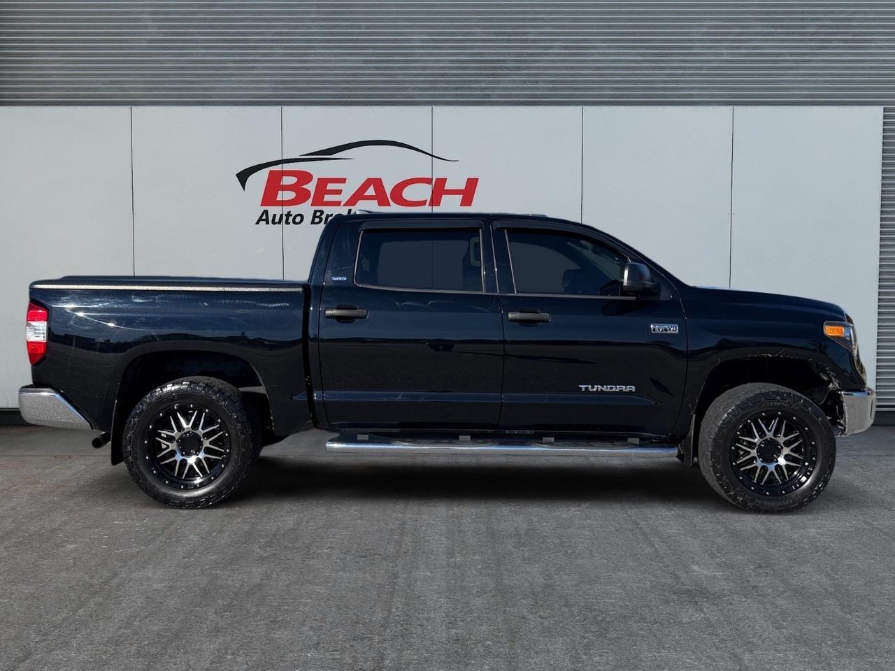 2021 Toyota Tundra 4WD SR5, BLACK RHINO WHEELS, BED COVER, BACKUP CAMERA, BLUETOOTH, POWER AND HEATED MIRRORS, KEYLESS ENTRY, ALL WEATHER FLOOR MATS, TOW PACKAGE, LOW MILES! Norfolk VA