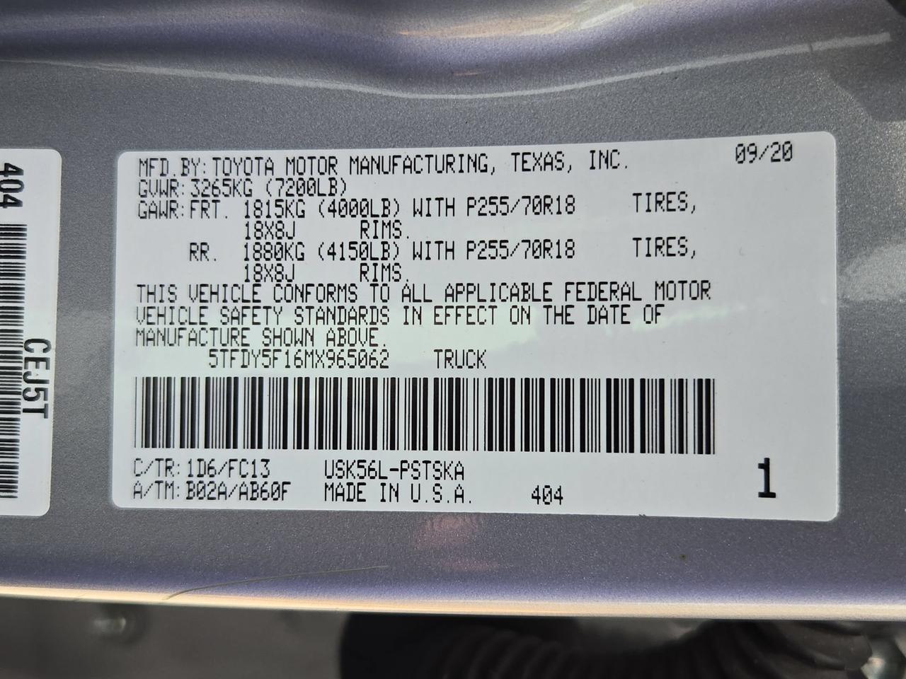 2021 Toyota Tundra 4WD SR5 San Antonio TX