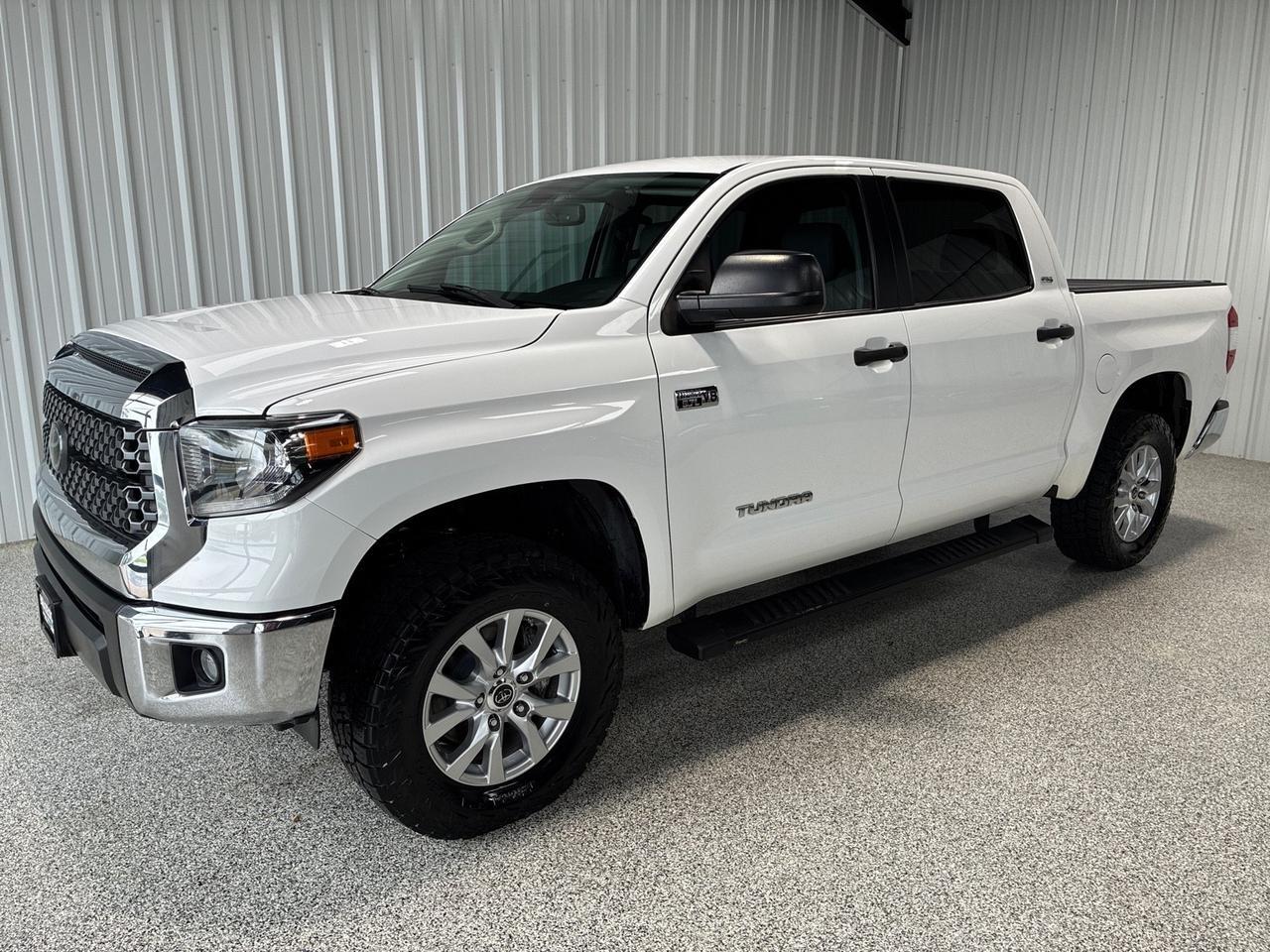 2021 Toyota Tundra SR5, 4x4, Leather Pkg, Leveling Kit, Spray-on Bedliner, Bed Cover