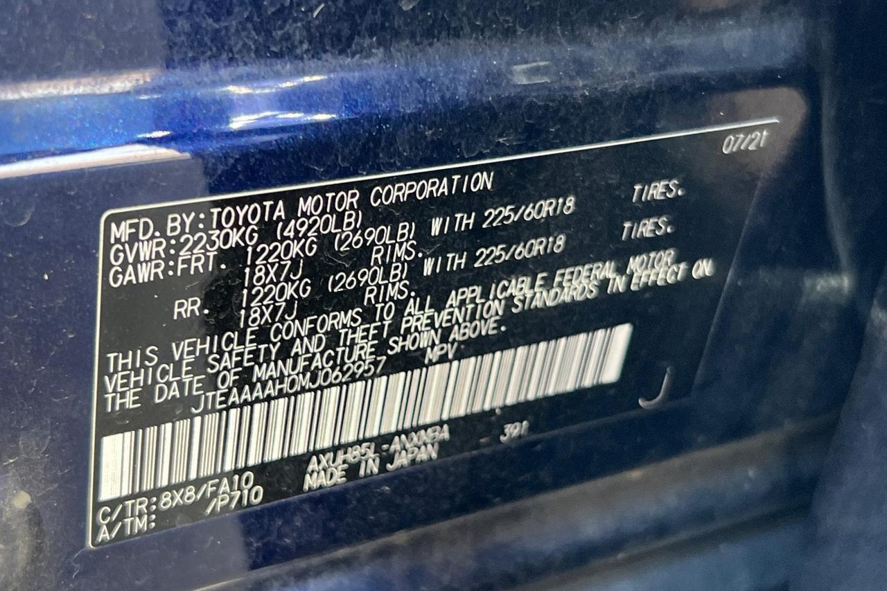 2021 Toyota Venza LE Roseville CA