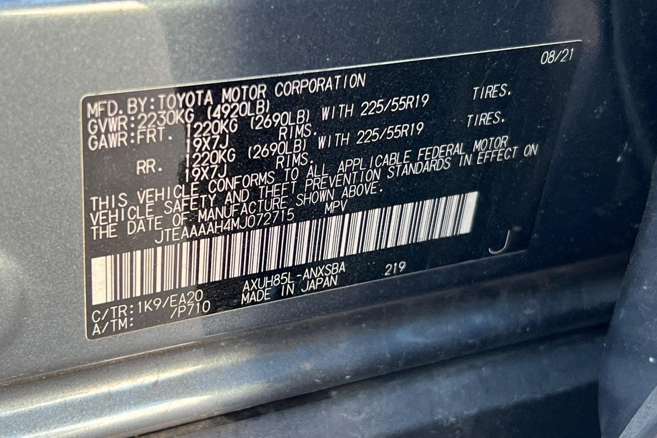 2021 Toyota Venza Limited Roseville CA