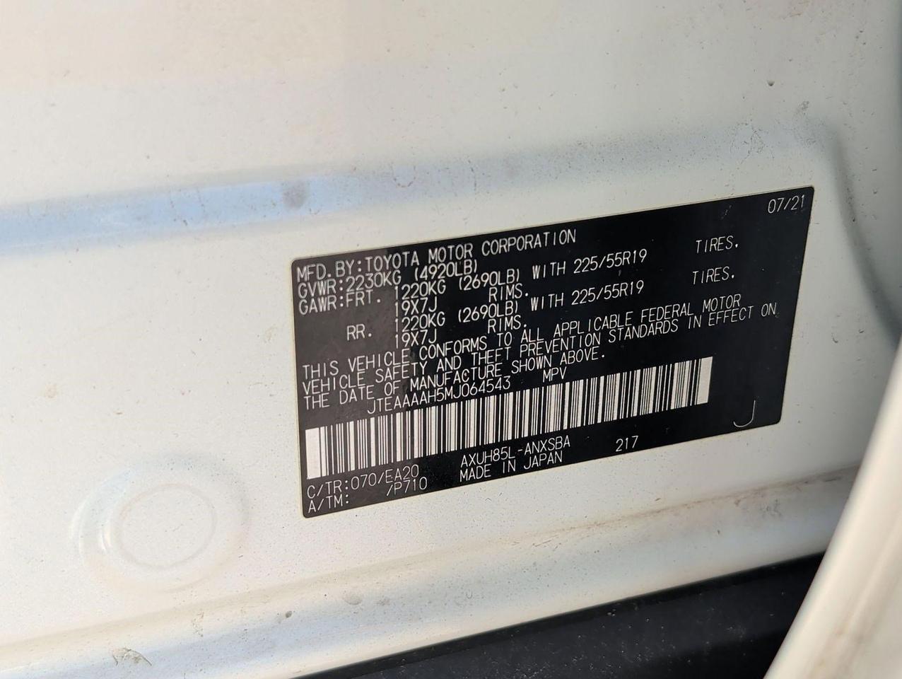 2021 Toyota Venza Limited San Juan TX