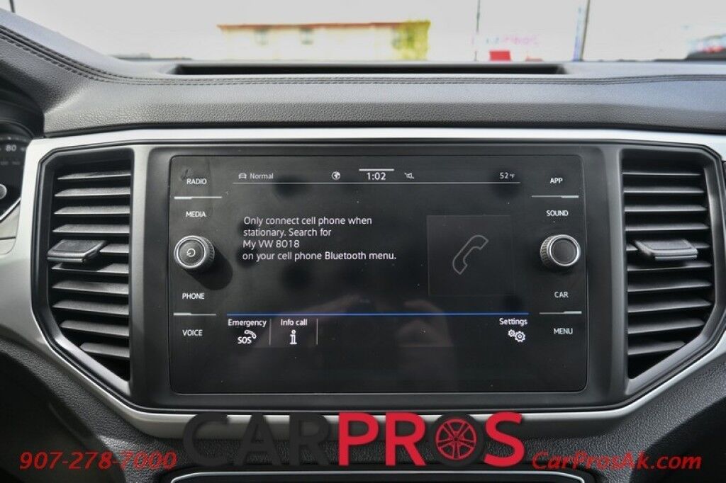 2021 Volkswagen Atlas 2.0T 4CYL - SE - AWD - 8-Speed Automatic Transmission - Leather Heated Power Driver Seat - Power Windows And Locks - Cruise Control With Tilt/Telescoping Wheel - Blind Spot Monitor - AM/FM Radio With Bluetooth - Front And Rear Climate Controls - Allo Anchorage AK