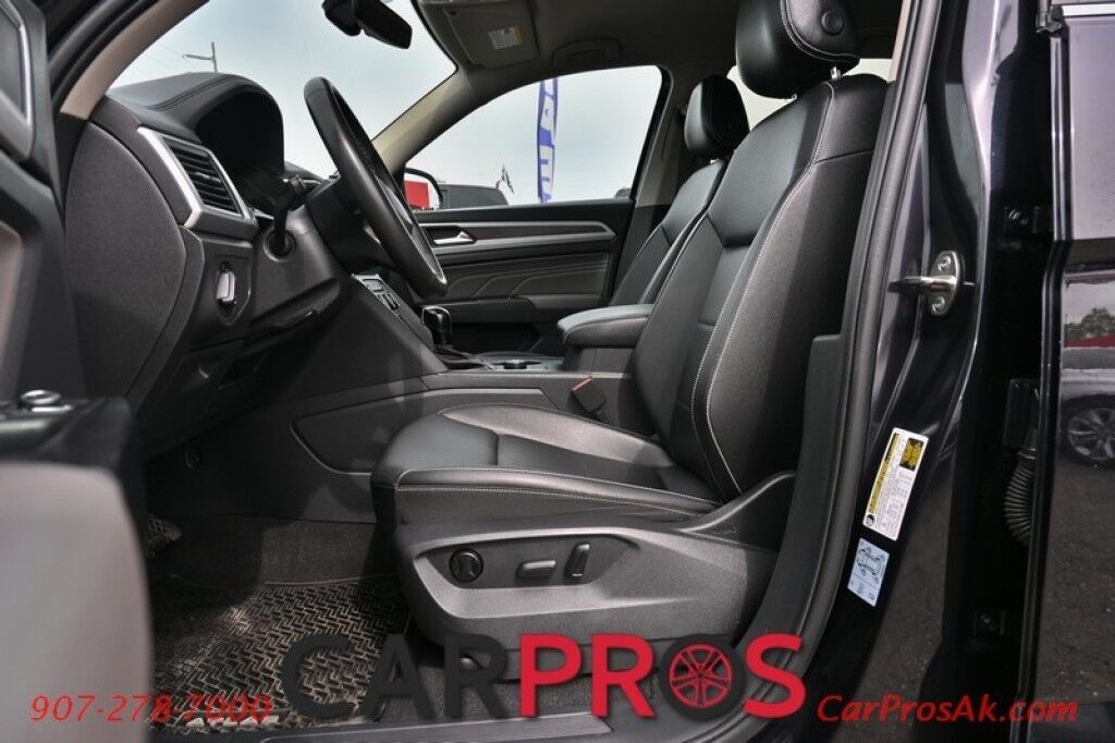 2021 Volkswagen Atlas 2.0T 4CYL - SE - AWD - 8-Speed Automatic Transmission - Leather Heated Power Driver Seat - Power Windows And Locks - Cruise Control With Tilt/Telescoping Wheel - Blind Spot Monitor - AM/FM Radio With Bluetooth - Front And Rear Climate Controls - Allo Anchorage AK
