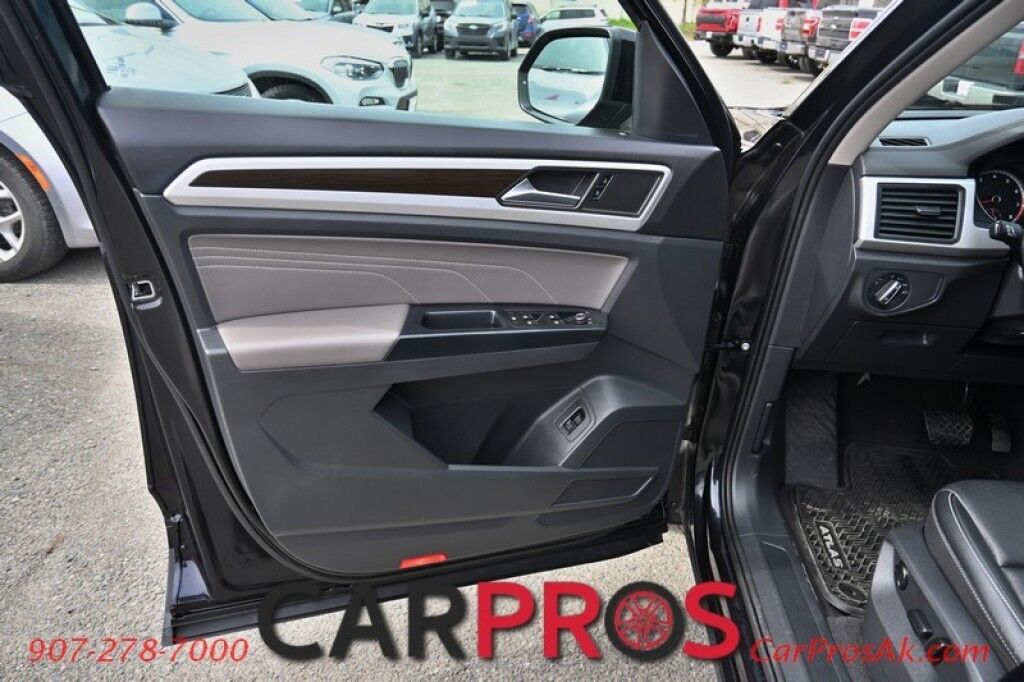 2021 Volkswagen Atlas 2.0T 4CYL - SE - AWD - 8-Speed Automatic Transmission - Leather Heated Power Driver Seat - Power Windows And Locks - Cruise Control With Tilt/Telescoping Wheel - Blind Spot Monitor - AM/FM Radio With Bluetooth - Front And Rear Climate Controls - Allo Anchorage AK