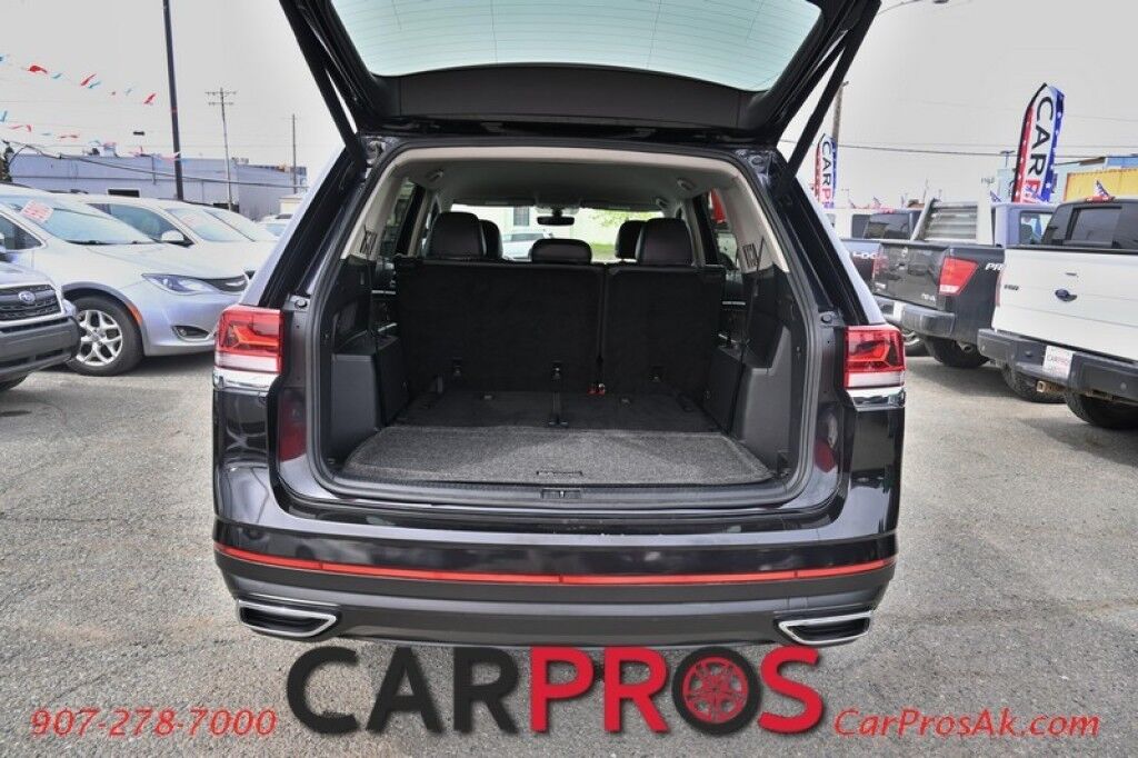 2021 Volkswagen Atlas 2.0T 4CYL - SE - AWD - 8-Speed Automatic Transmission - Leather Heated Power Driver Seat - Power Windows And Locks - Cruise Control With Tilt/Telescoping Wheel - Blind Spot Monitor - AM/FM Radio With Bluetooth - Front And Rear Climate Controls - Allo Anchorage AK