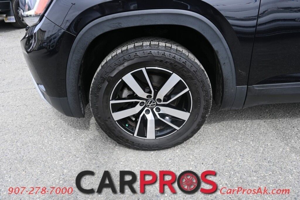 2021 Volkswagen Atlas 2.0T 4CYL - SE - AWD - 8-Speed Automatic Transmission - Leather Heated Power Driver Seat - Power Windows And Locks - Cruise Control With Tilt/Telescoping Wheel - Blind Spot Monitor - AM/FM Radio With Bluetooth - Front And Rear Climate Controls - Allo Anchorage AK