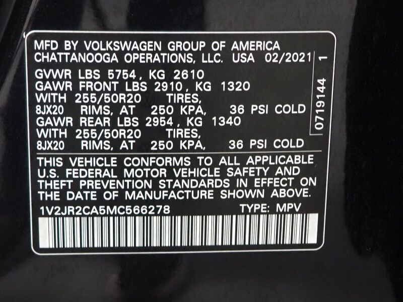 2021 Volkswagen Atlas 3.6L V6 SE w/Technology *PANORAMA MOONROOF, ADAPTIVE CRUISE, SAFETY ALERTS. BACKUP-CAMERA, COLOR TOUCHSCREEN, HEATED SEATS, 2ND ROW CAPTAIN'S, REMOTE START, POWER LIFTGATE, 20 INCH WHEELS, ANDROID & APPLE Round Rock TX