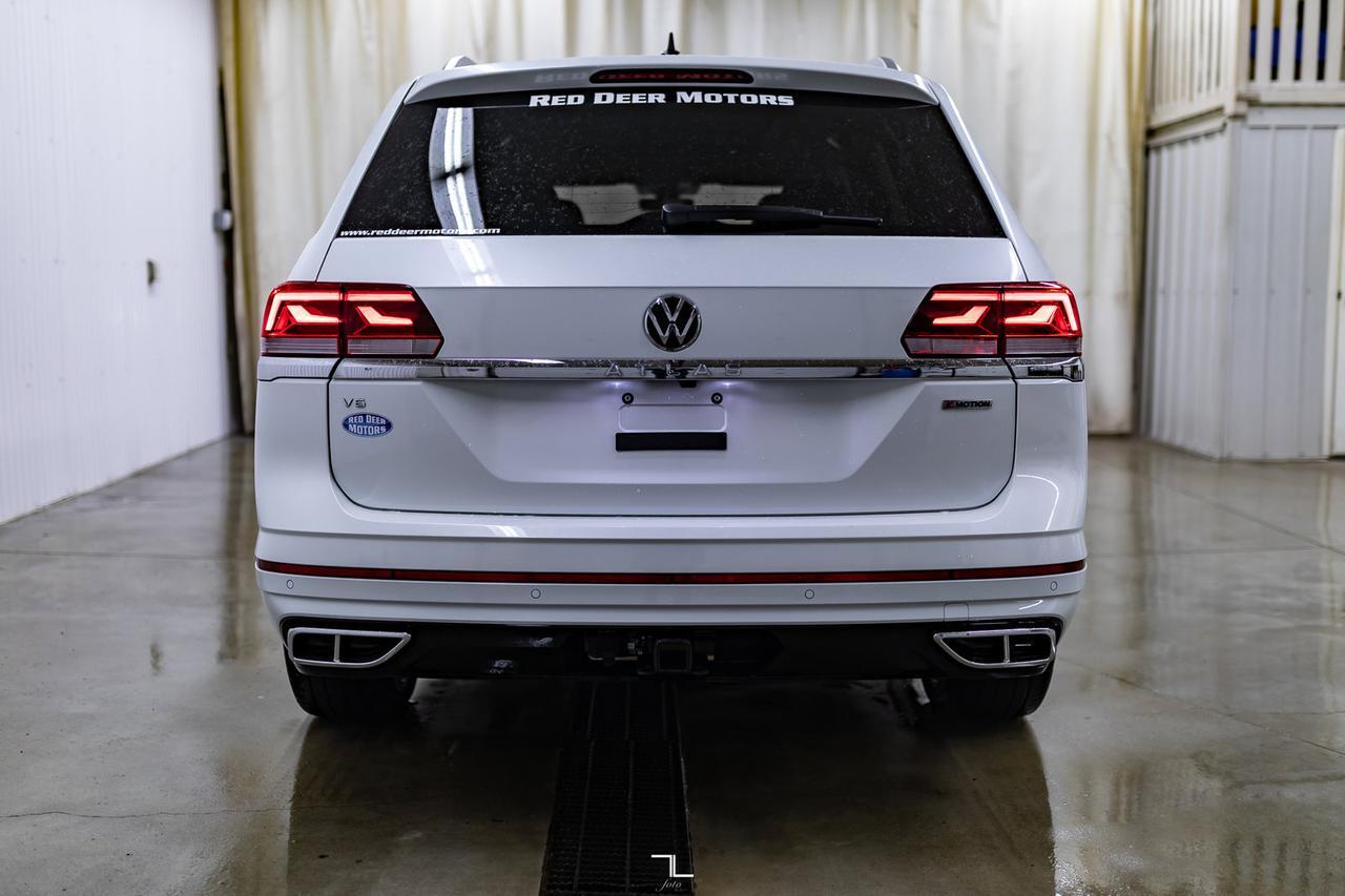 2021 Volkswagen Atlas 4Motion Execline R-Line Leather Roof Nav BCam Red Deer AB