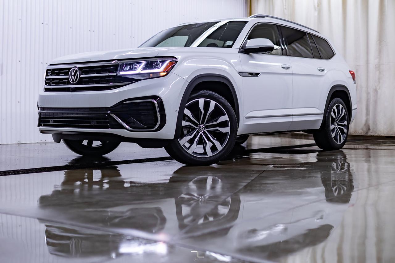 2021 Volkswagen Atlas 4Motion Execline R-Line Leather Roof Nav BCam Red Deer AB