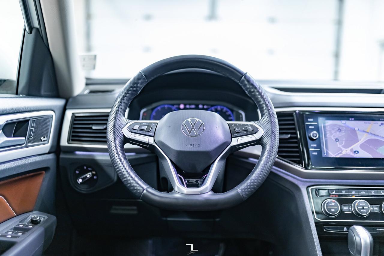 2021 Volkswagen Atlas 4Motion Execline R-Line Leather Roof Nav BCam Red Deer AB