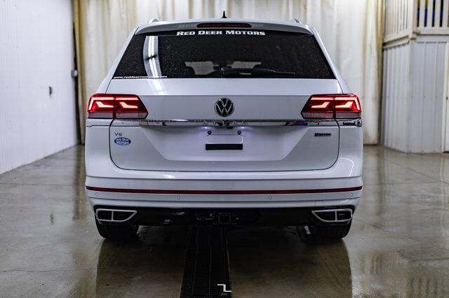 2021 Volkswagen Atlas 4Motion Execline R-Line Leather Roof Nav BCam Red Deer AB