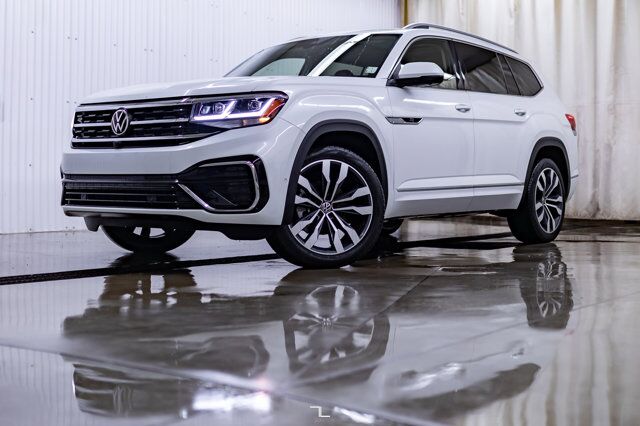 2021 Volkswagen Atlas 4Motion Execline R-Line Leather Roof Nav BCam Red Deer AB