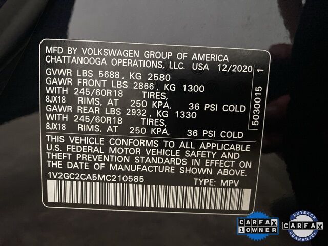 2021 Volkswagen Atlas Cross Sport 2.0T S Dallas TX