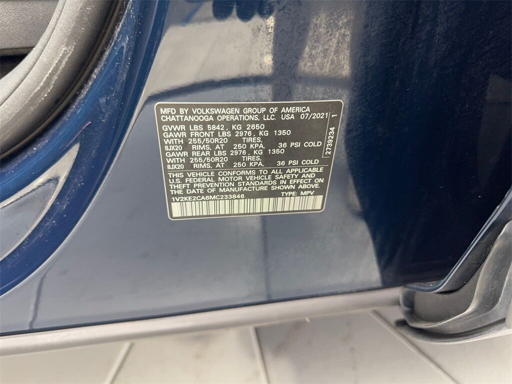 2021 Volkswagen Atlas Cross Sport 3.6L V6 SE w/Technology CAM,PANO,HTD STS,BLIND SPO Irving TX