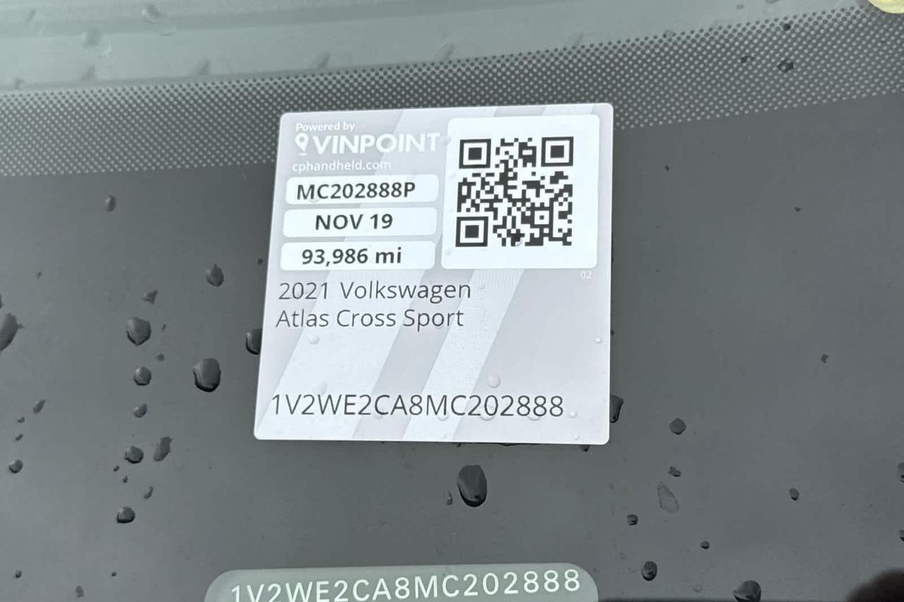 2021 Volkswagen Atlas Cross Sport 3.6L V6 SE w/Technology Roseville CA