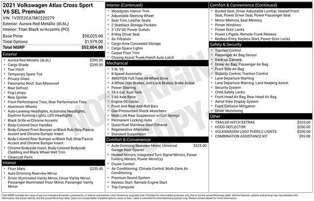 2021 Volkswagen Atlas Cross Sport 3.6L V6 SEL Premium R-Line Raleigh NC