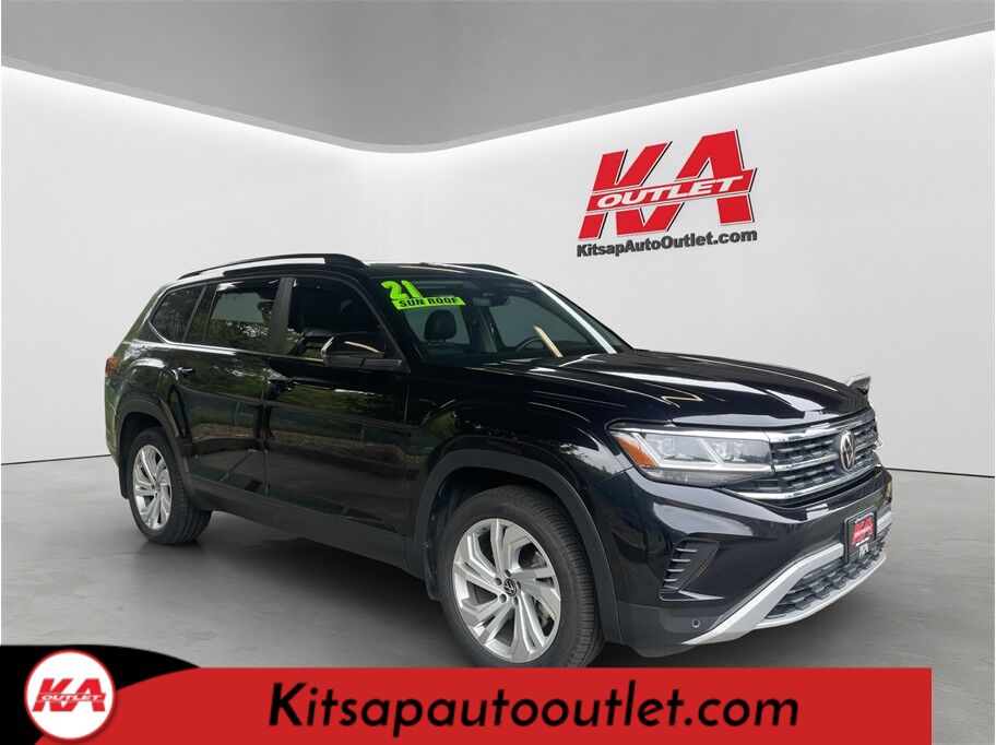 2021 Volkswagen Atlas SE 4Motion w/Tech Pkg Sport Utility 4D