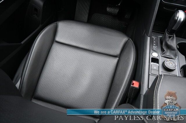 2021 Volkswagen Atlas SE / AWD / Autostart / Technology Pkg / Heated Leather Seats / Forward Collision & Blind Spot Alert / Apple CarPlay & Android Auto / Backup Camera / 3rd Row / Seats 7 / 22 MPG / Tow Pkg / 1-Owner Anchorage AK