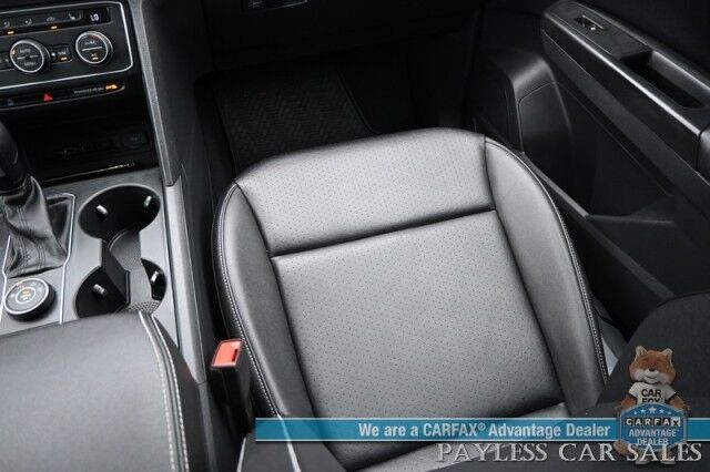 2021 Volkswagen Atlas SE / AWD / Autostart / Technology Pkg / Heated Leather Seats / Forward Collision & Blind Spot Alert / Apple CarPlay & Android Auto / Backup Camera / 3rd Row / Seats 7 / 22 MPG / Tow Pkg / 1-Owner Anchorage AK