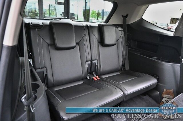 2021 Volkswagen Atlas SE / AWD / Autostart / Technology Pkg / Heated Leather Seats / Forward Collision & Blind Spot Alert / Apple CarPlay & Android Auto / Backup Camera / 3rd Row / Seats 7 / 22 MPG / Tow Pkg / 1-Owner Anchorage AK