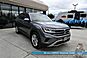 2021 Volkswagen Atlas SE / AWD / Autostart / Technology Pkg / Heated Leather Seats / Forward Collision & Blind Spot Alert / Apple CarPlay & Android Auto / Backup Camera / 3rd Row / Seats 7 / 22 MPG / Tow Pkg / 1-Owner Anchorage AK