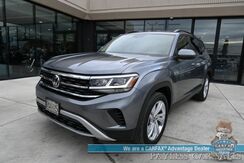 2021_Volkswagen_Atlas_SE / AWD / Autostart / Technology Pkg / Heated Leather Seats / Forward Collision & Blind Spot Alert / Apple CarPlay & Android Auto / Backup Camera / 3rd Row / Seats 7 / 22 MPG / Tow Pkg / 1-Owner_ Anchorage AK