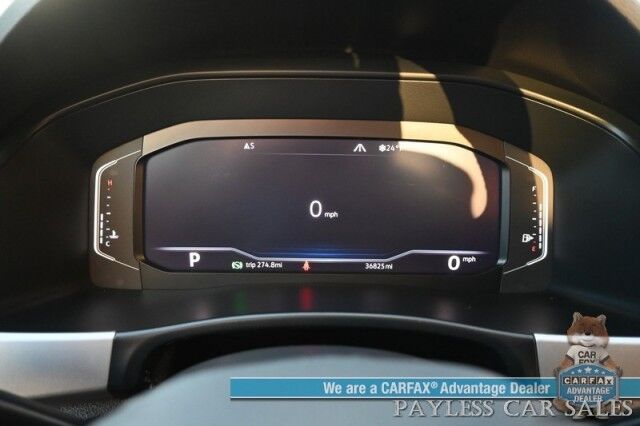 2021 Volkswagen Atlas SEL Premium / AWD / Auto Start / Power & Heated Leather Seats / Heated Steering Wheels / Panoramic Sunroof / Adaptive Cruise & Blind Spot / Apple CarPlay & Android Auto / 3rd Row / Seats 6 / Tow Pkg Anchorage AK