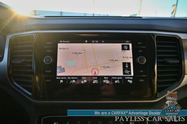 2021 Volkswagen Atlas SEL Premium / AWD / Auto Start / Power & Heated Leather Seats / Heated Steering Wheels / Panoramic Sunroof / Adaptive Cruise & Blind Spot / Apple CarPlay & Android Auto / 3rd Row / Seats 6 / Tow Pkg Anchorage AK