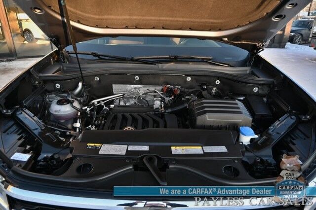 2021 Volkswagen Atlas SEL Premium / AWD / Auto Start / Power & Heated Leather Seats / Heated Steering Wheels / Panoramic Sunroof / Adaptive Cruise & Blind Spot / Apple CarPlay & Android Auto / 3rd Row / Seats 6 / Tow Pkg Anchorage AK